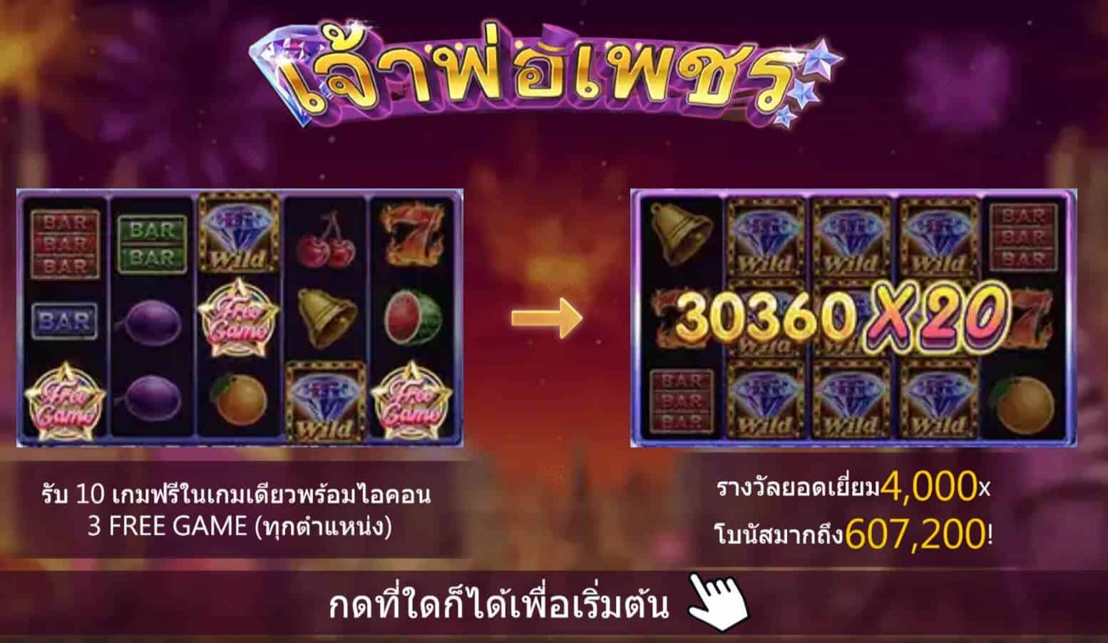 Diamond mogul สล็อตค่าย Askmebet Slots Joker