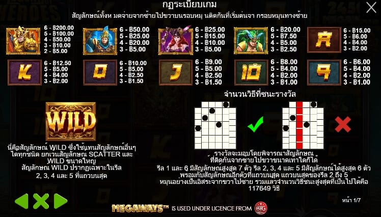 Legend of Heroes Megaways Pragmatic Play สล็อตโจ๊กเกอร์