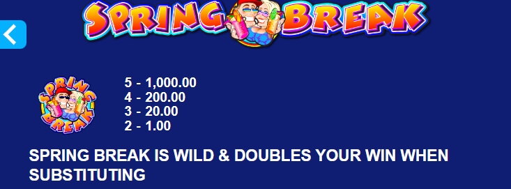 Spring Break MICROGAMING joker slot