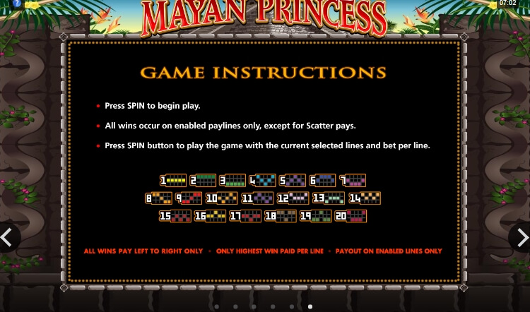 Mayan Princess MICROGAMING joker888