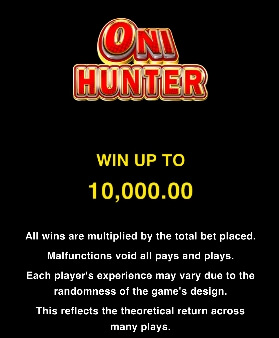 Oni Hunter MICROGAMING joker slot