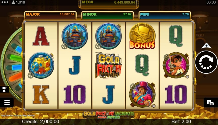 Gold Factory Jackpots Mega Moolah MICROGAMING joker สล็อต 888