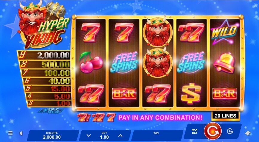 Hyper Viking MICROGAMING joker slot