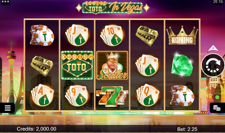 Koning Toto In Vegas MICROGAMING joker slot