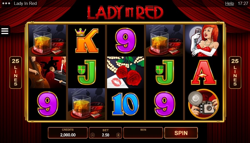 Lady in Red MICROGAMING joker slot