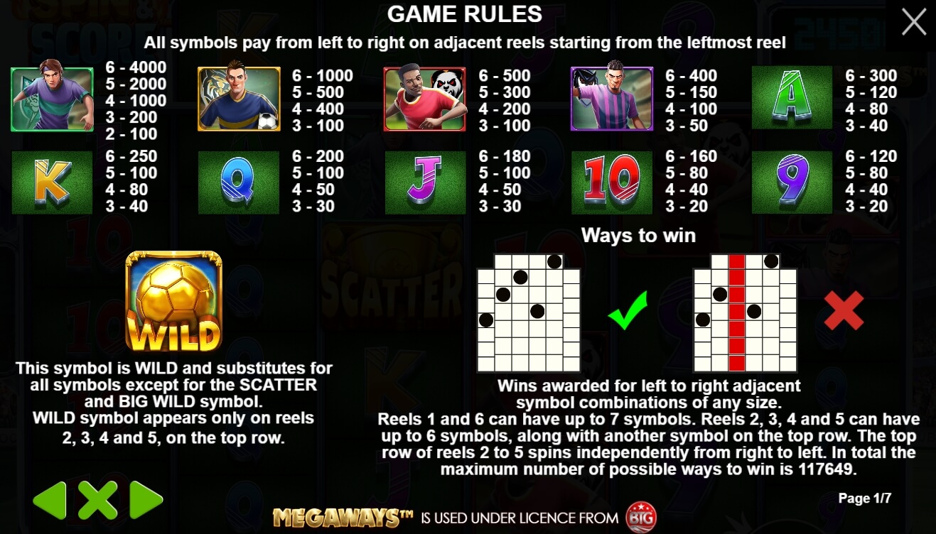 Spin & Score Megaways Pragmatic Play joker gaming