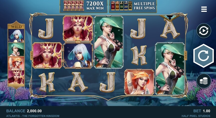 Atlantis The Forgotten Kingdom MICROGAMING สล็อตโจ๊กเกอร์