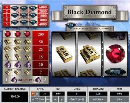 Black Diamond 5 Lines Pragmatic Play joker slot