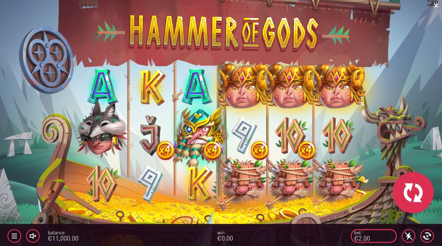 Hammer of Gods Yggdrasil joker slot