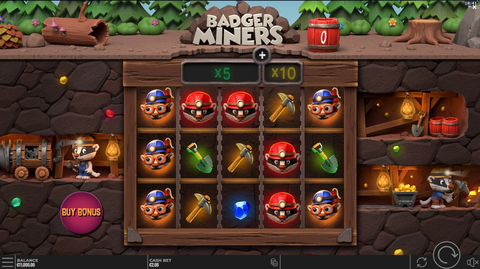 Badger Miners Yggdrasil สล็อตโจ๊กเกอร์