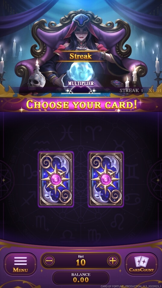 Cards of Fortune spinix joker slot