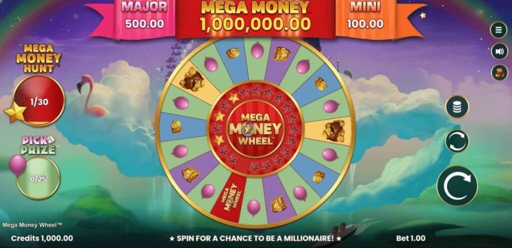 Mega Money Wheel สล็อตโจ๊กเกอร์