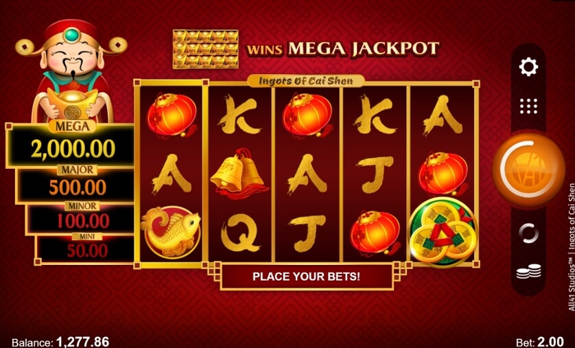 Ingots of Cai Shen Microgaming joker slot