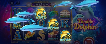 Double Dolphin Jackpot Mannaplay โจ๊กเกอร์ 123